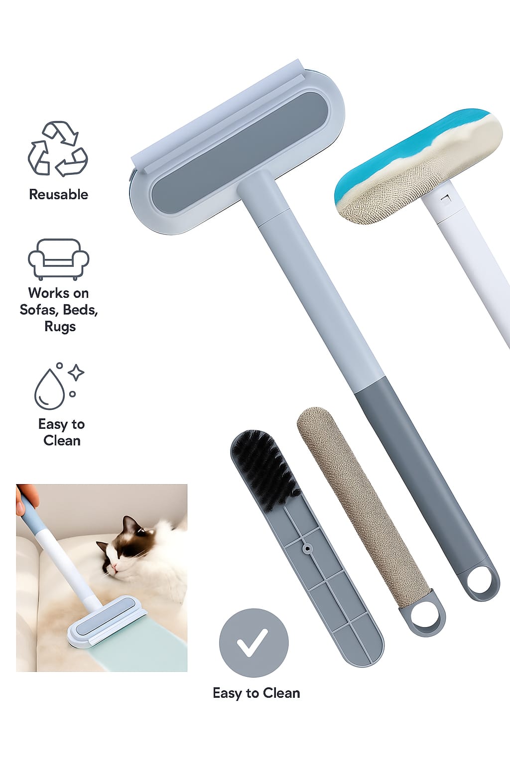 GadgetAura™ 4 In 1 Swipe Brush