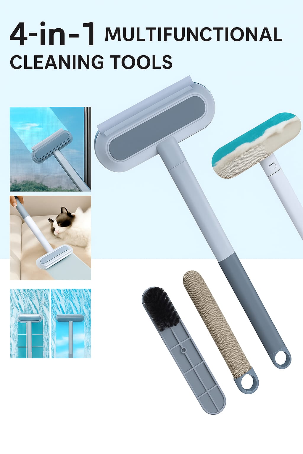GadgetAura™ 4 In 1 Swipe Brush